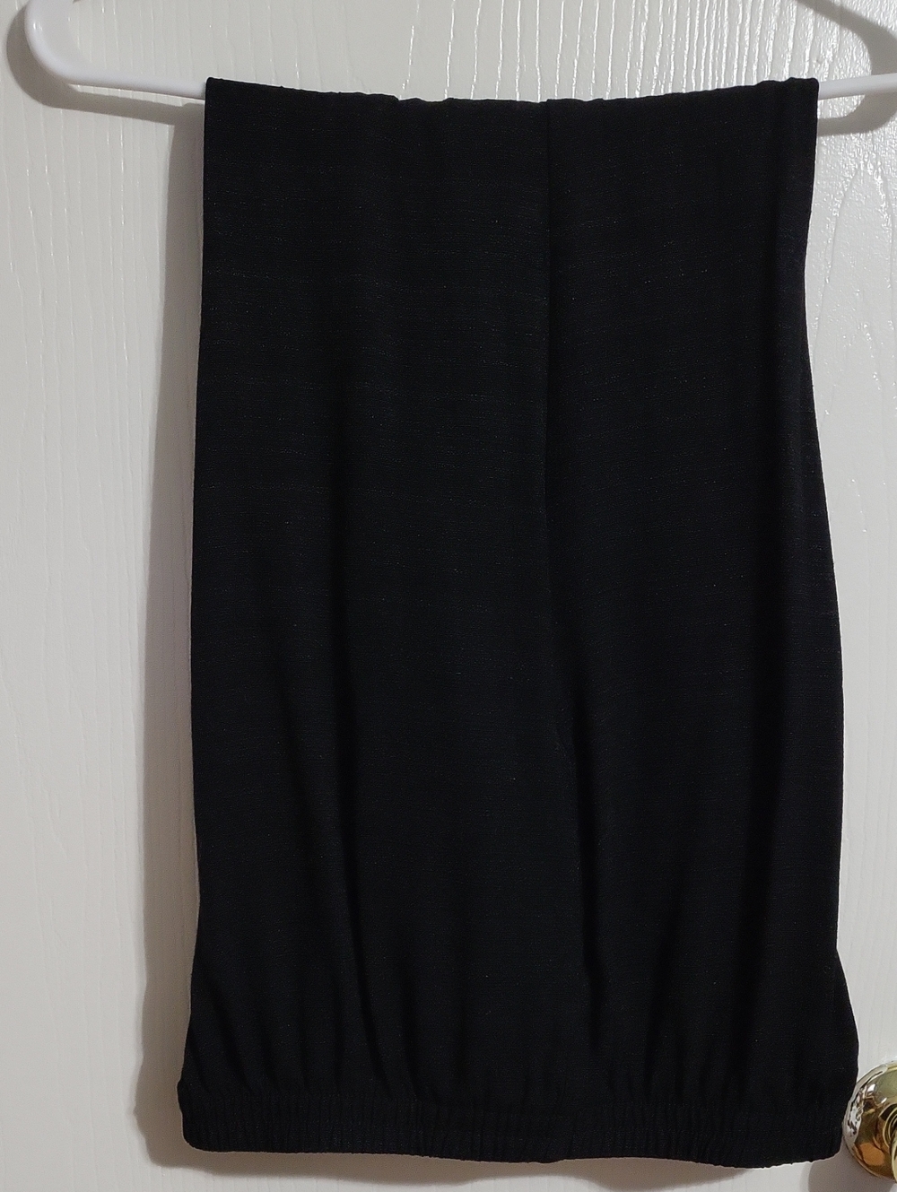 Ladies Dress Barn Black Knit Pull Up Slack #4123